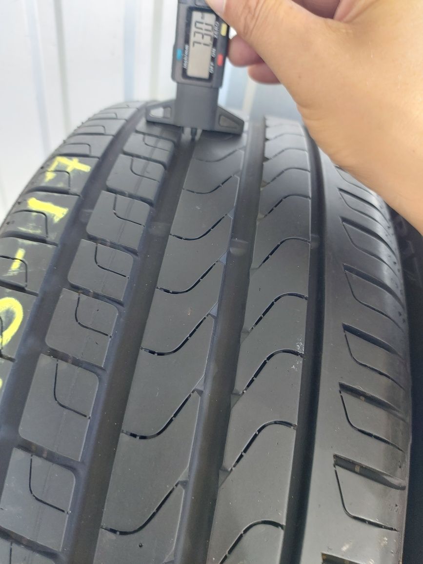 225/45 R17 91Y Pirelli пара шин 2колеса 7+мм.