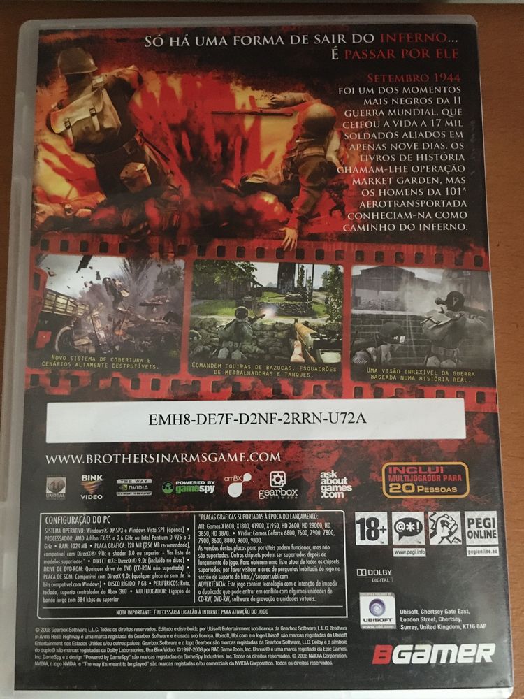 Brothers in Arms - jogo para PC