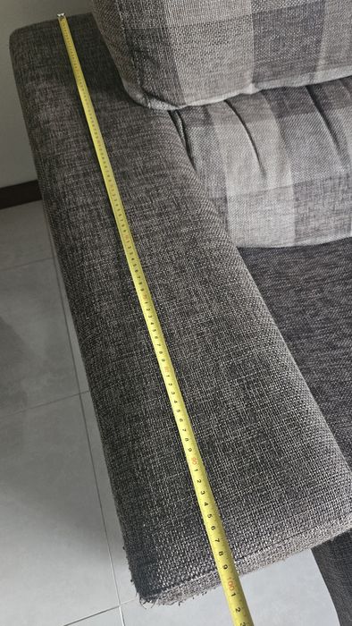 Sofá chaise longue castanho