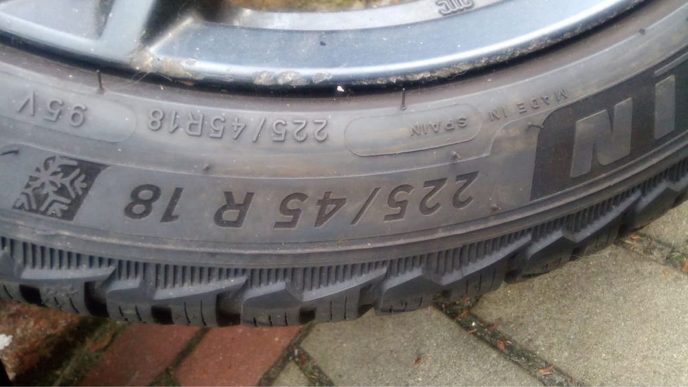 Koła 5x112 R18 zima Michelin