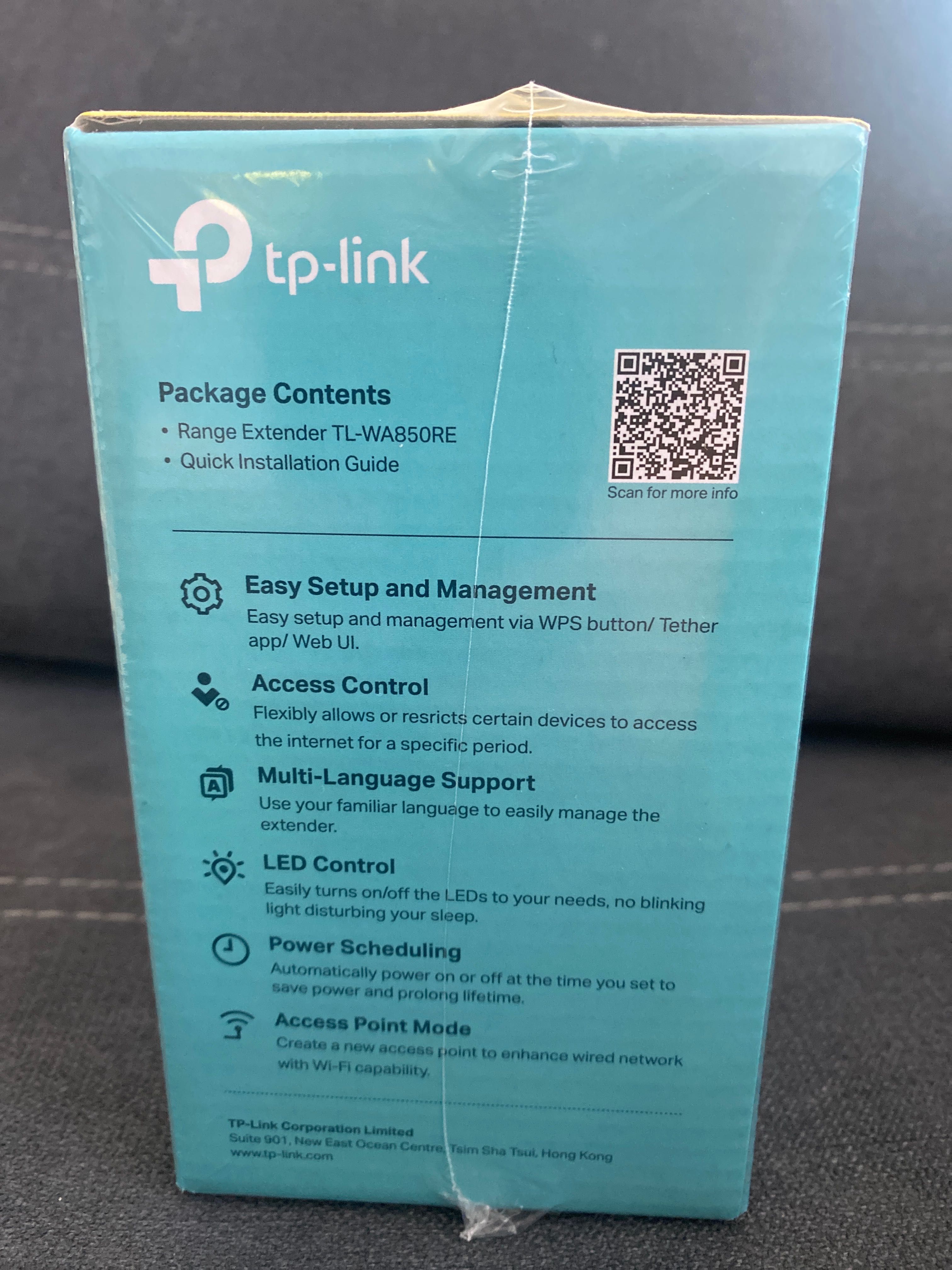 Wzmacniacz sygnału wifi tp-link wa850re repeater wifi z gniazdem lan