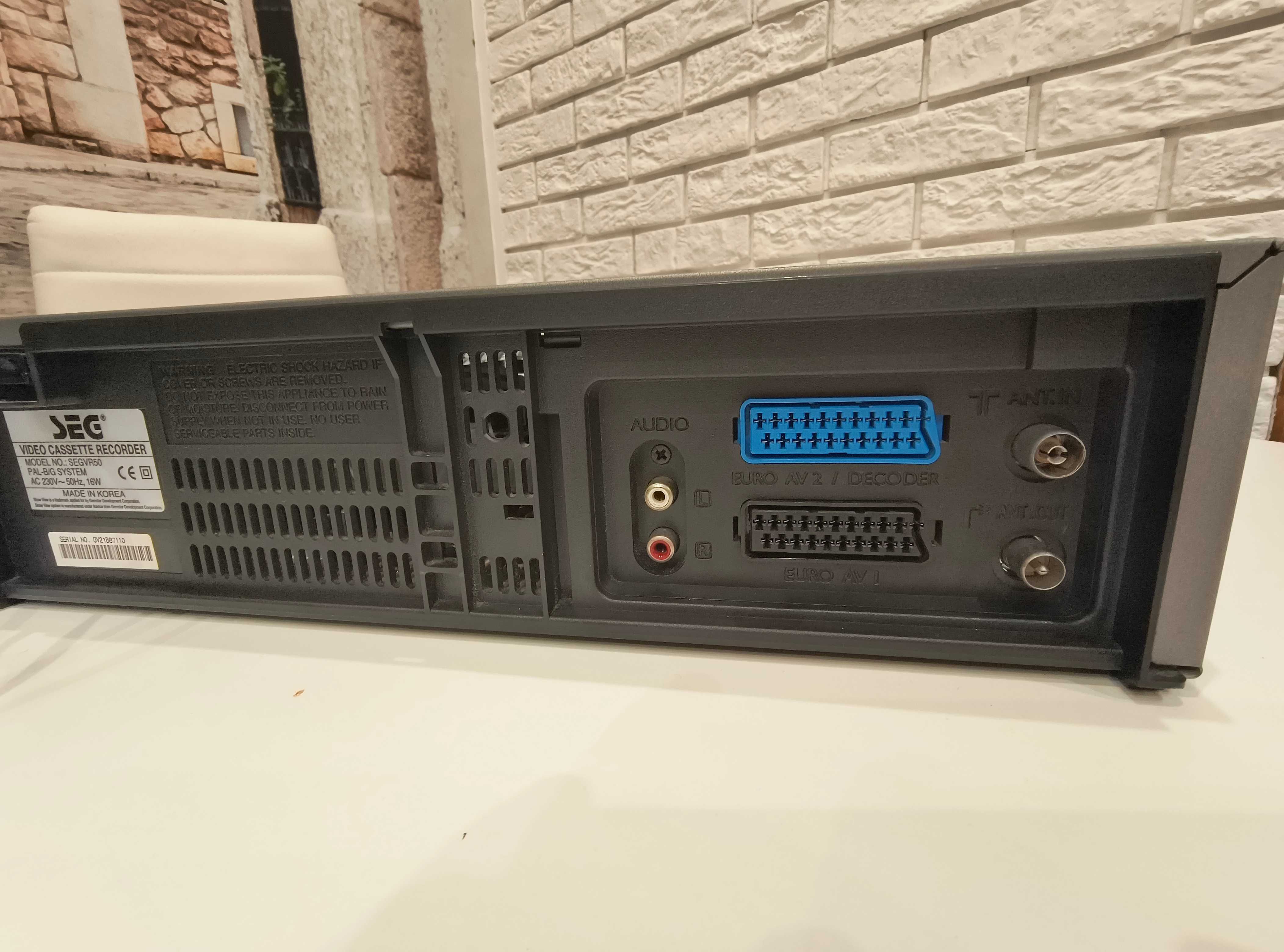 SEG VR50 / HI-FI Stereo / 6 Głowic / Magnetowid Video VHS