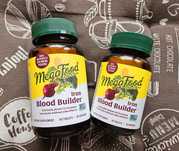 MegaFood Blood Builder залізо бісгліцинат железо iron  30 60 таблеток