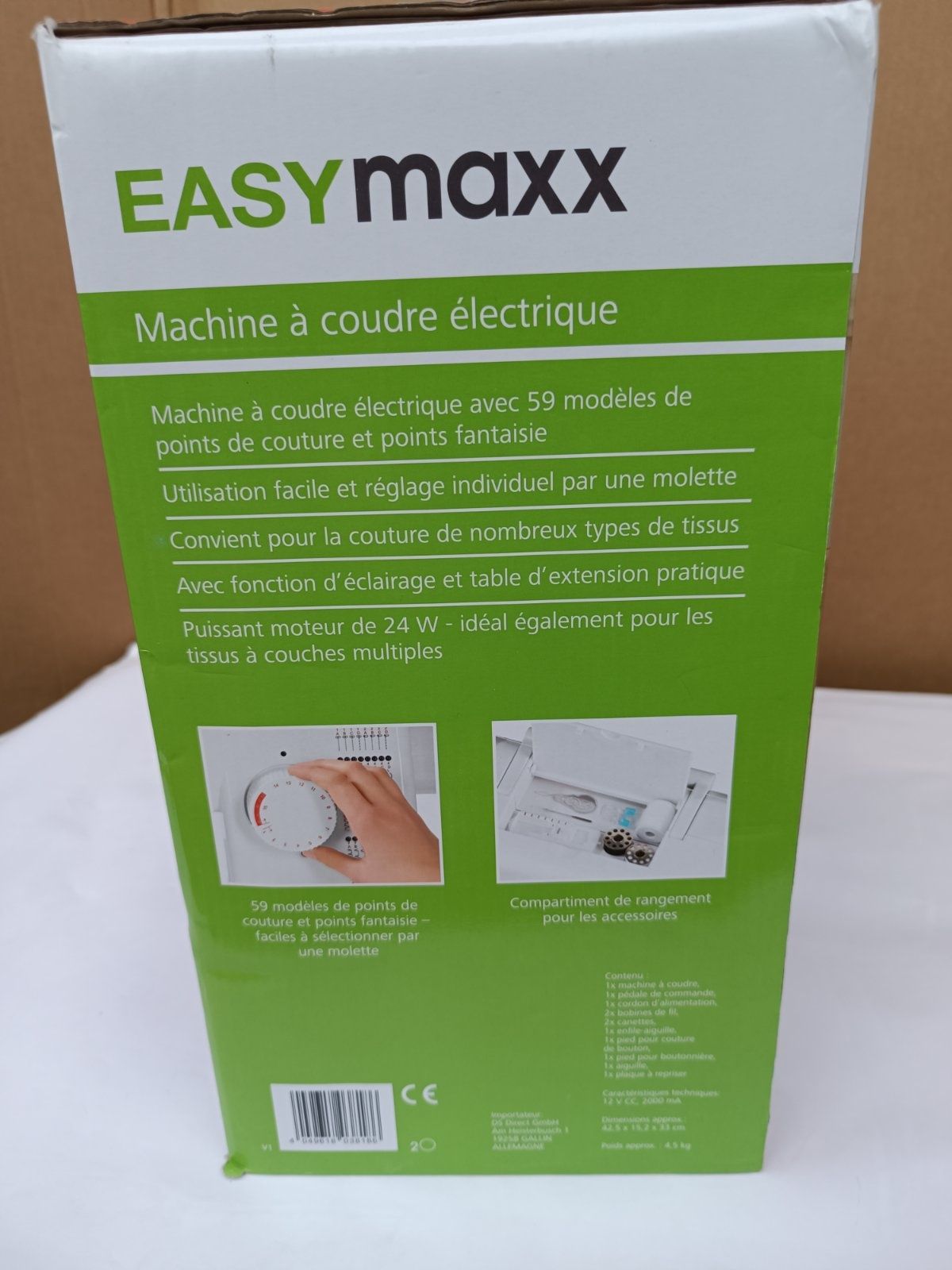 Електрична швейна машина EASYmaxx Мод. ST 480. НІМЕЧЧИНА.