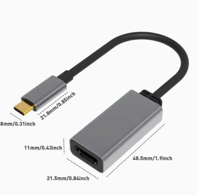 Adaptador USB-C para HDTV 4K 30Hz