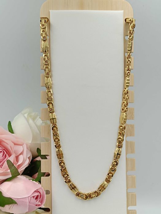 Łańcuszek męski unikatowy splot stal szlachetna - STYLOWY