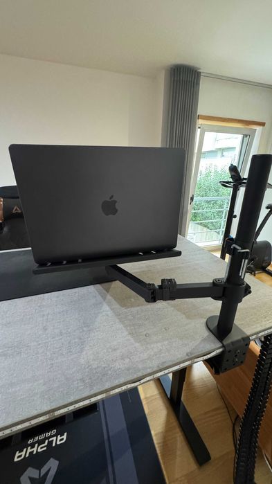 Suporte para monitor com bandeja para computador