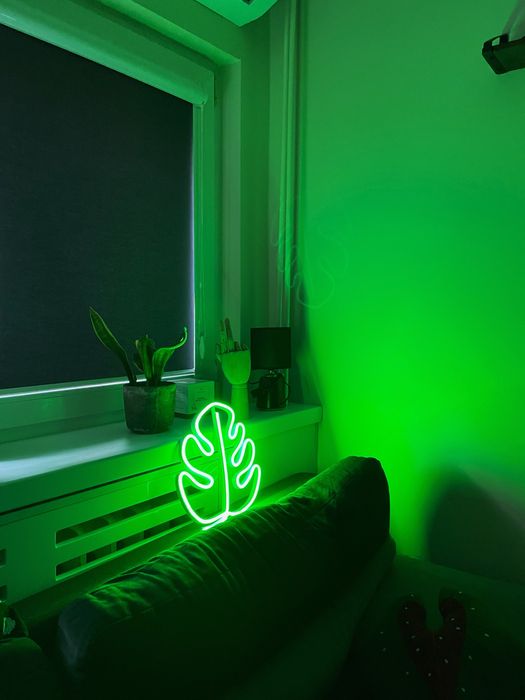 Monstera Neon LED nowy lampa lampka neony oświetlenie Gdzie Jest Neon