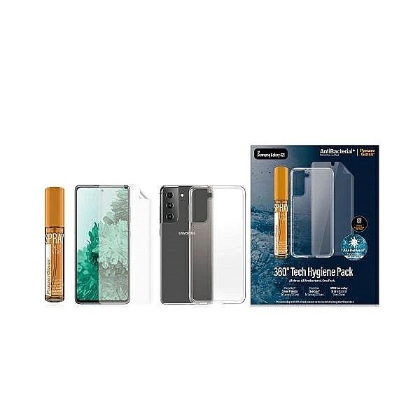 Zestaw ochronny PanzerGlass do Samsung Galaxy S21 folia TPU + etui Cle