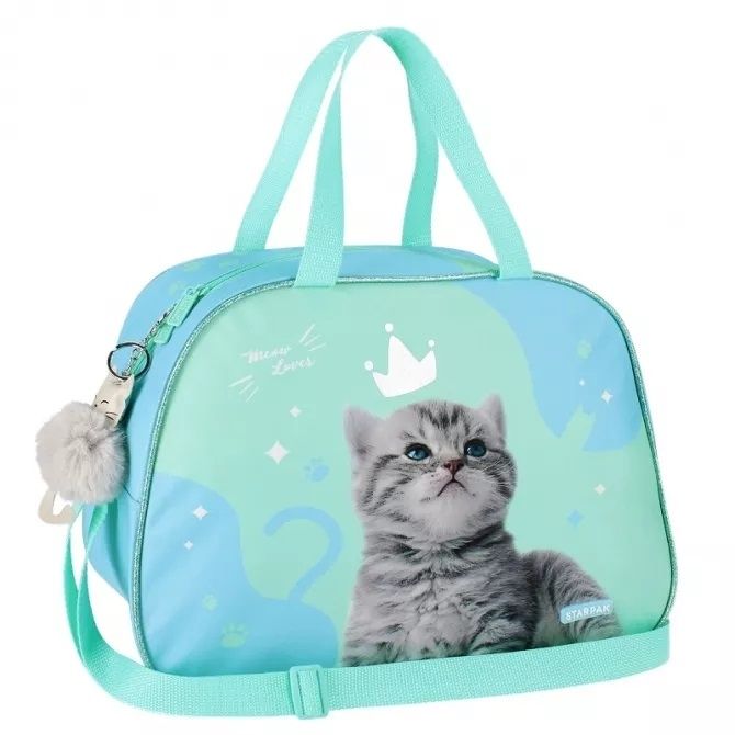 Torba Na Ramię Sportowa Podróżna Słodki Kotek Starpak
