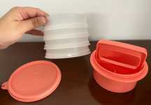 Formas + Prensa para Hamburgueres Tupperware
