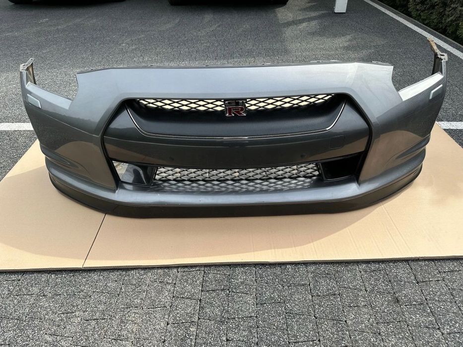ZDERZAK NISSAN GTR GT-R R35 KOMPLETNY ORYGINAŁ 2008-2012 IDEALNY