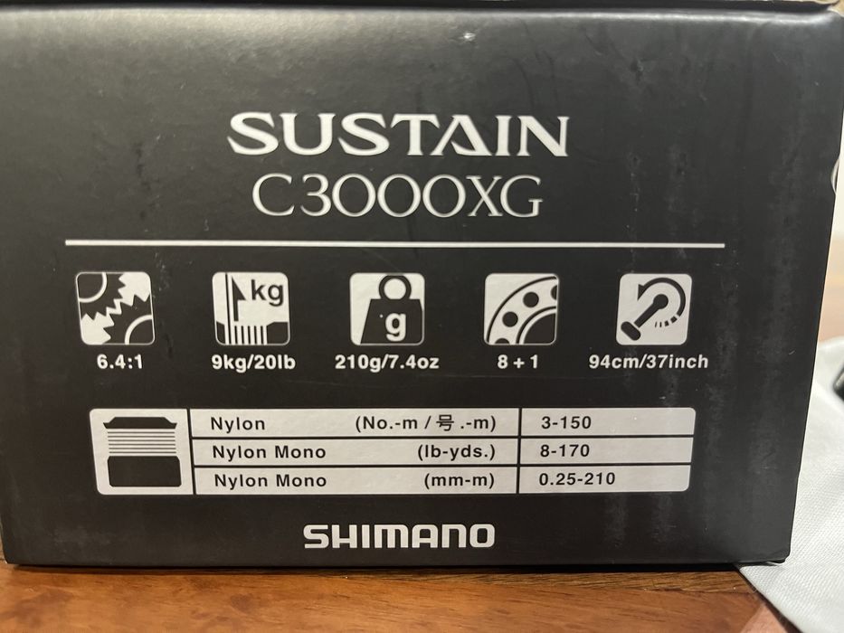 Carreto shimano sustain fj c3000xg