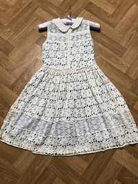 Next Шикарное кружевное платье девочке 10-11 лет