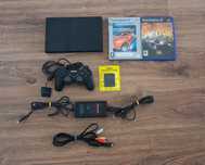 Konsola PlayStation 2 Slim PS2 SCPH-77004 Data Code 7B Zestaw + Gry