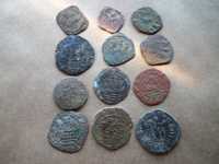 Lote 12 moedas Romanas e 'Medievais'