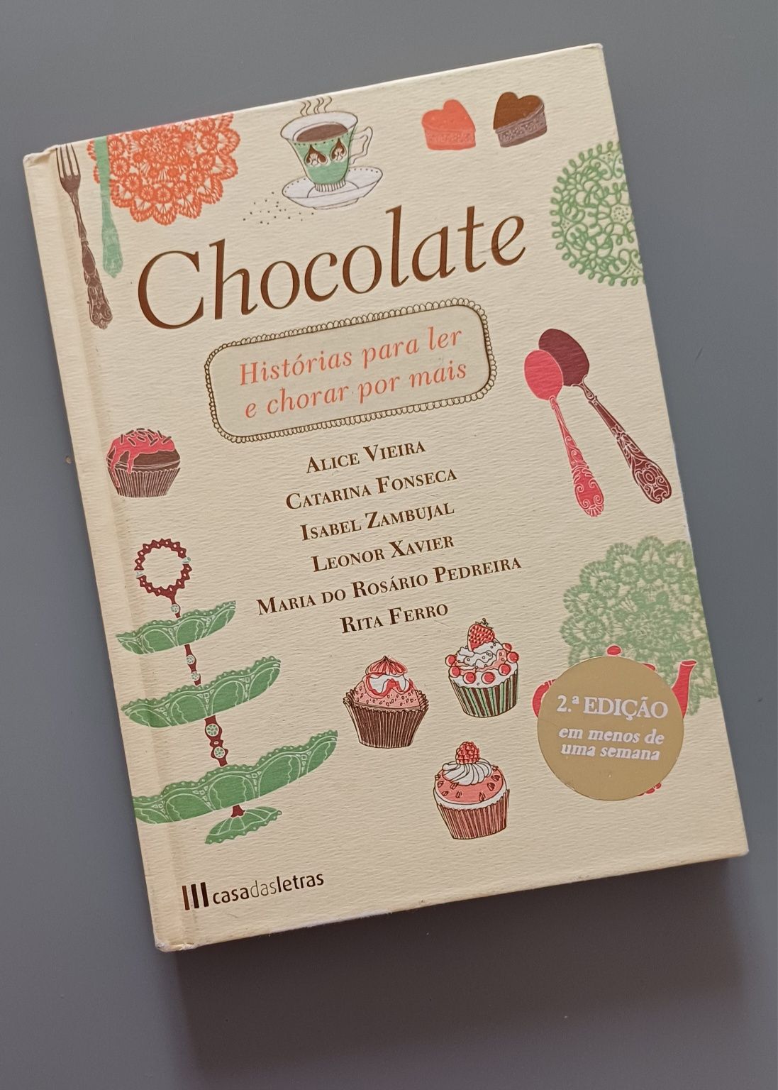 Livro Chocolate - Histórias para ler e chorar por mais
