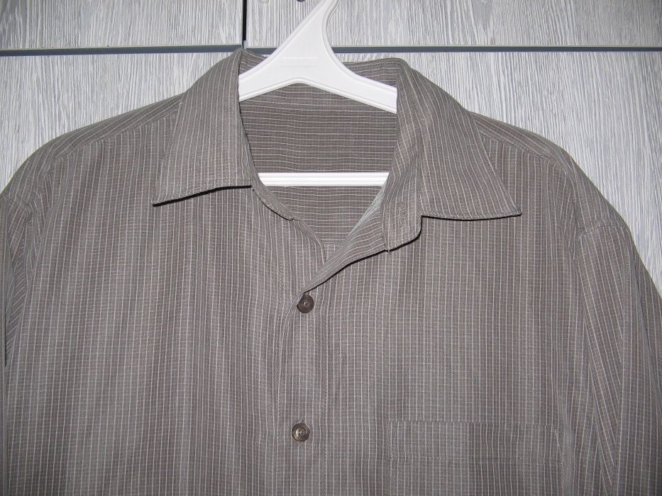Рубашка темно-серая с отливом