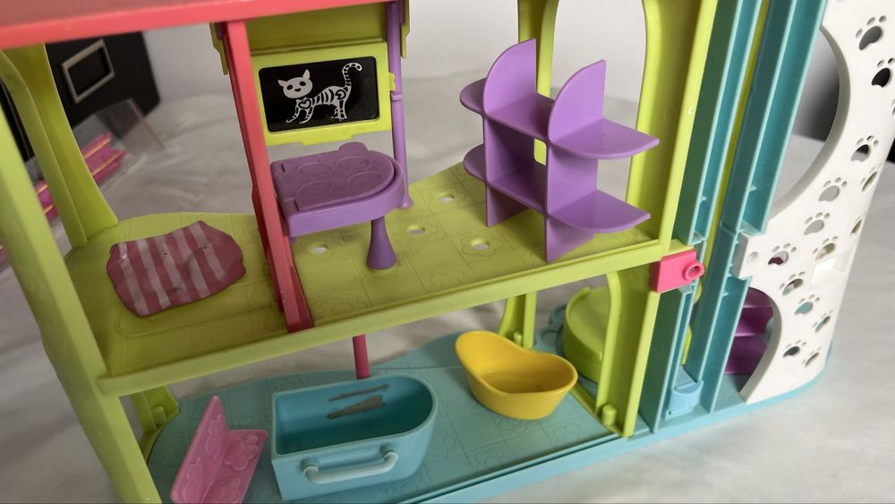 Clínica veterinária Polly Pocket + acessórios originais
