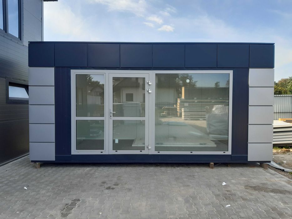 kontener ocieplany stróżówka pawilon budka biuro sterownia kabina