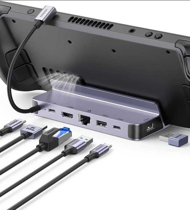Док станція 6 в 1 UGREEN до ПК Steam Deck CM666 CM498