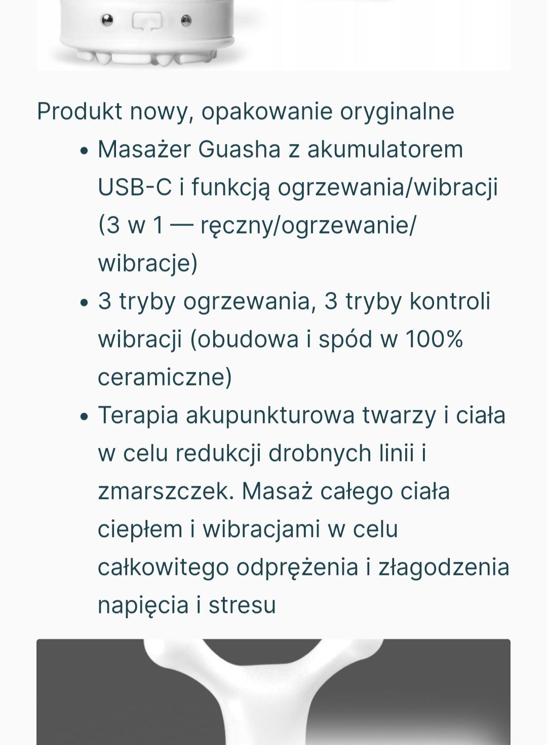 Masażer do twarzy Guasha