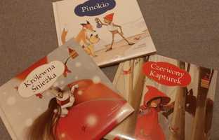 3 baśnie Pinokio Czerwony Kapturek Królewna Śnieżka Silvia Provantini