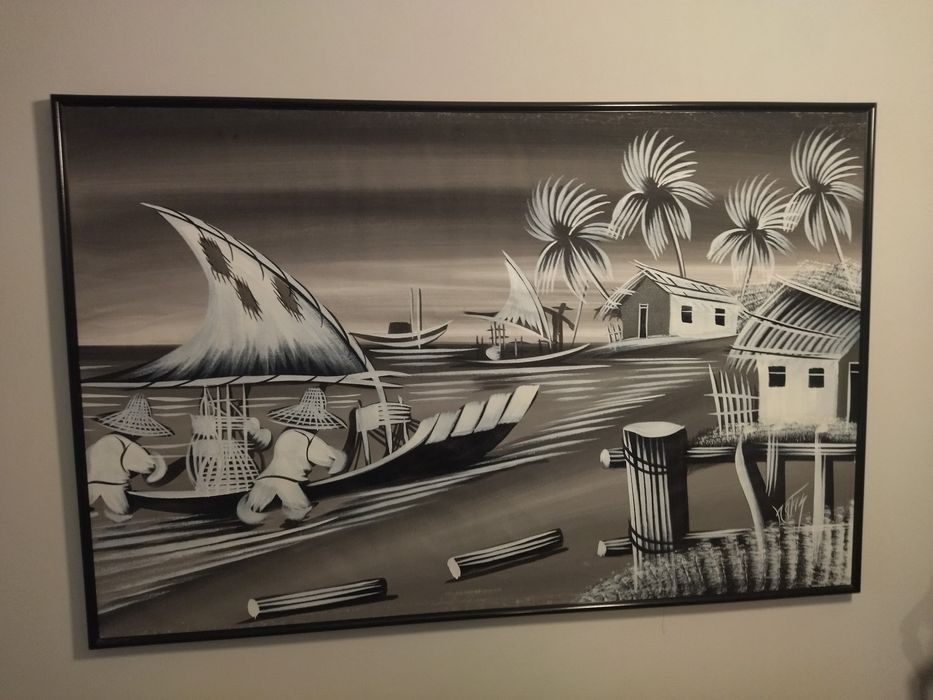 Tela óleo Brasil Nordeste