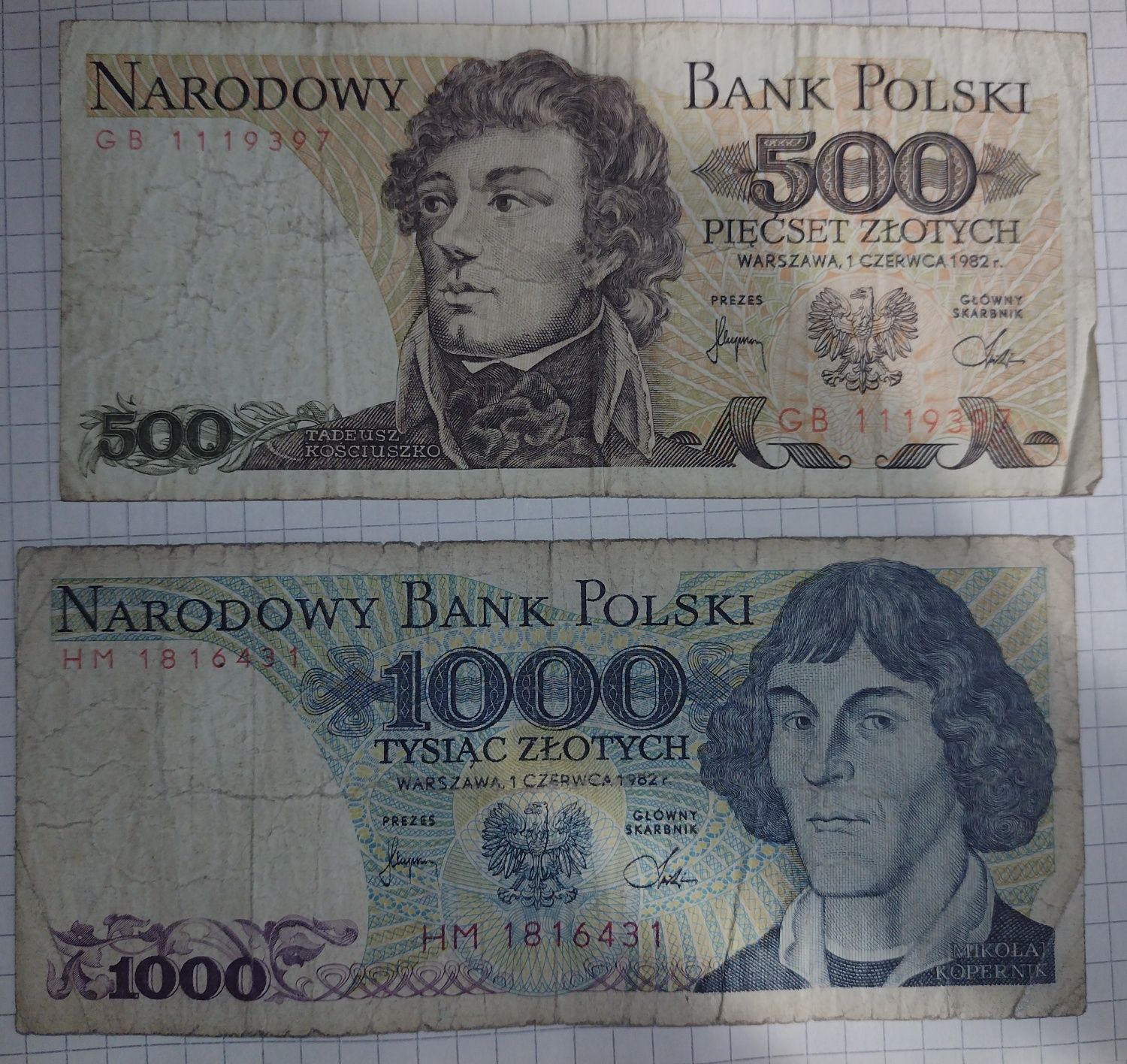 Stare banknoty i monety z czasów PRL-u