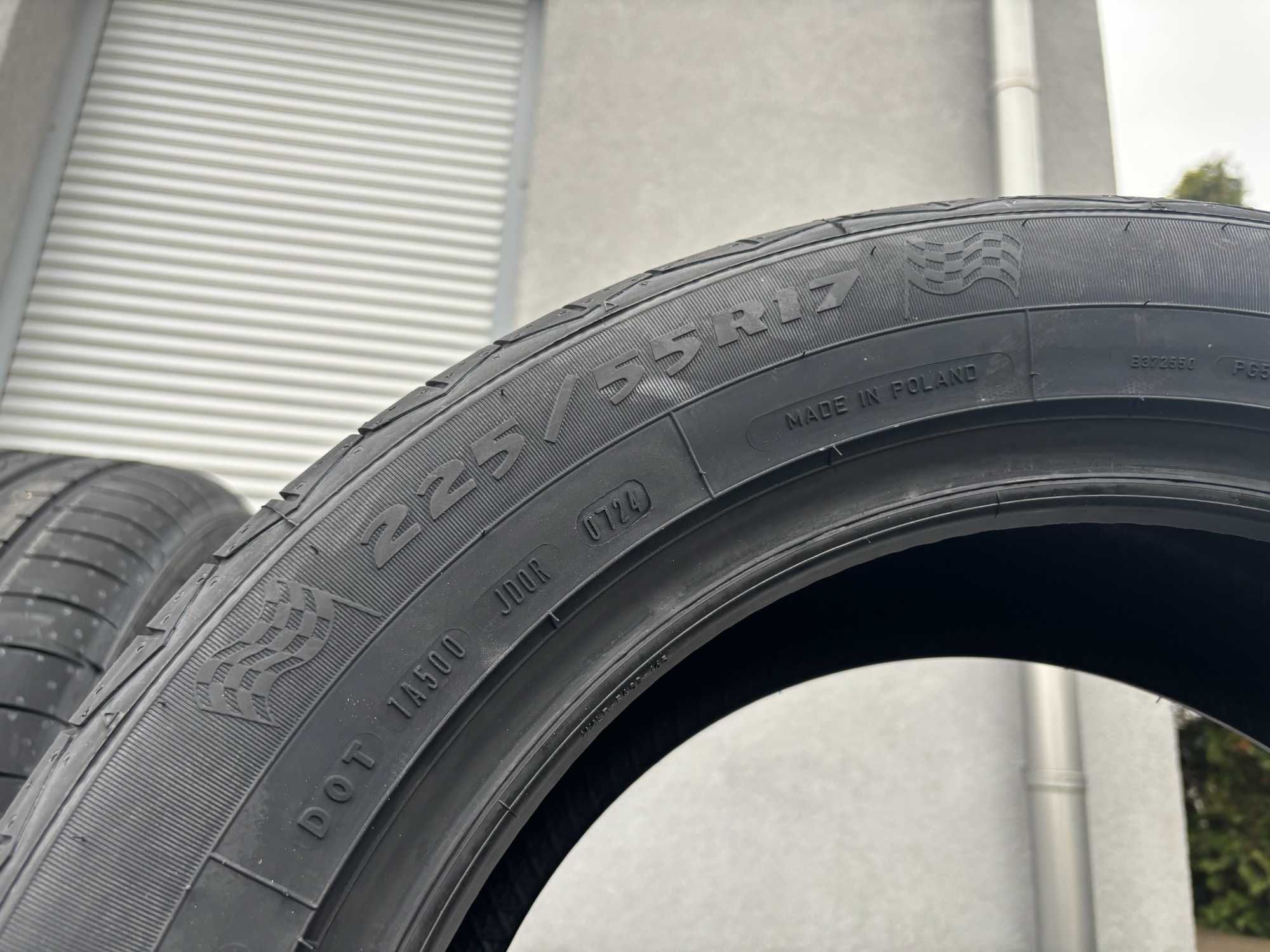 4szt letnie 225/55R17 Dębica UHP2 prod. 2024 rok! 101Y XL B,A,71db gwa