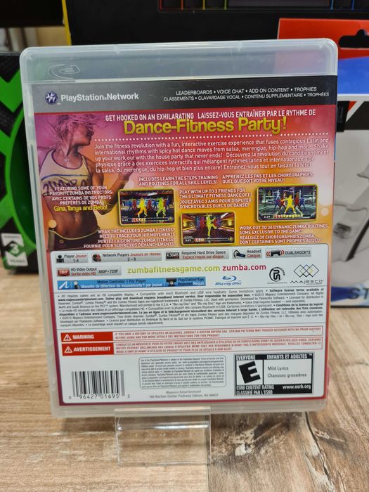 Zumba Fitness PS3 i pas, Sklep Wysyłka Wymiana