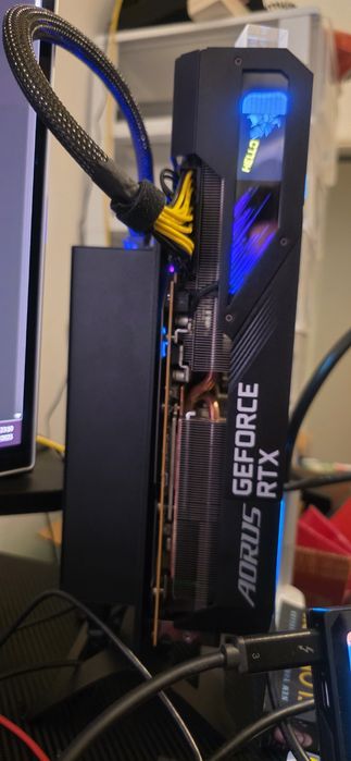 eGPU Externa EG01H3 Oculink + Fonte 800W – Suporta GPU NVIDIA GTX AMD