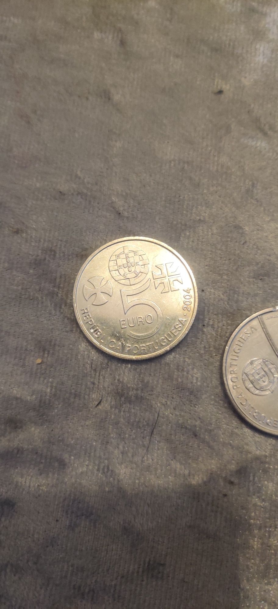 Moedas de 5€ antigas 2004/2005 em prata