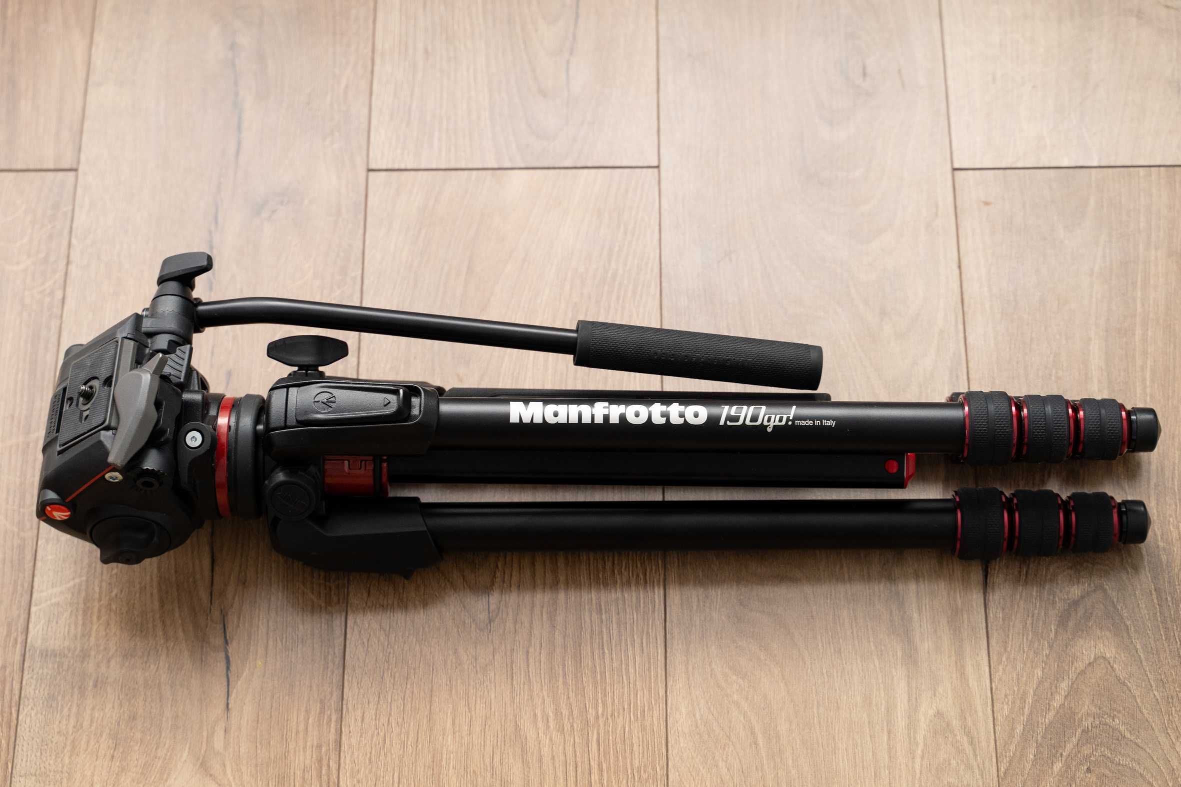 Manfrotto 190go + głowica olejowa