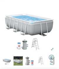 Piscina BestWay 404x201x100cm + motor + capa