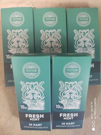 50 sztuk karty aromatyzujące Totem Fresh Mint - SUPER CENA