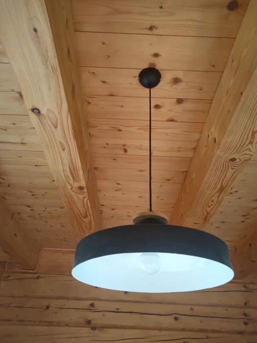 LAMPA wisząca nowoczesna czarna LUDOR lumina deco skandynawska