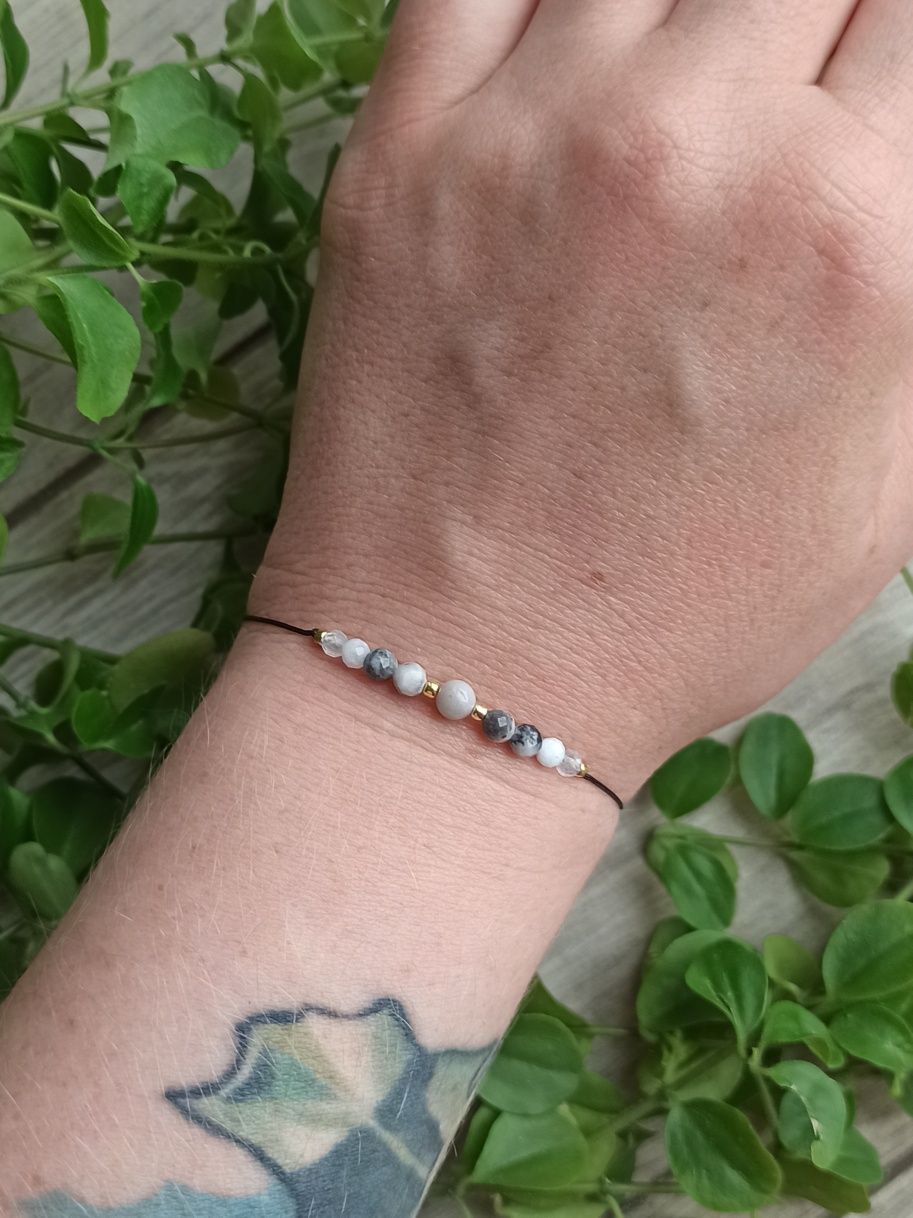Rak bransoletka na szczęście, kamienie amulet