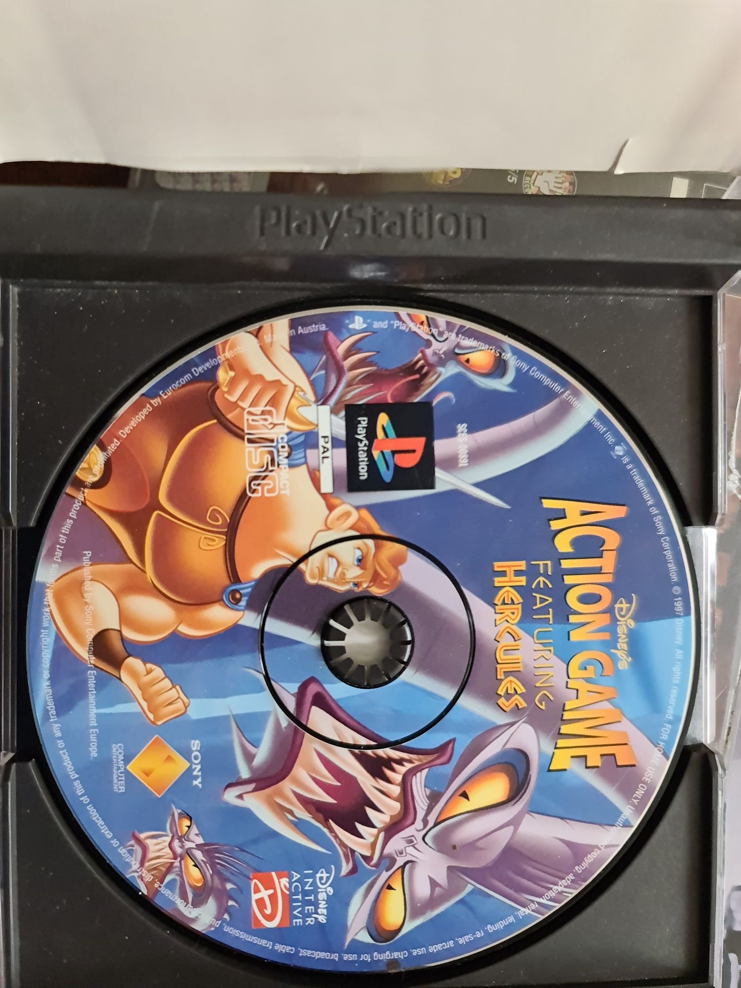 Gry playstation 1 Hercules i Tomb Rider