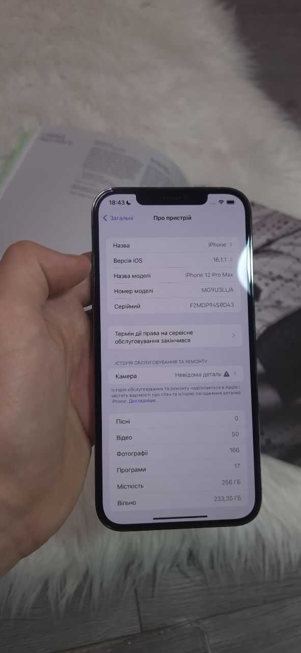 Iphone 12 pro max 256 gb