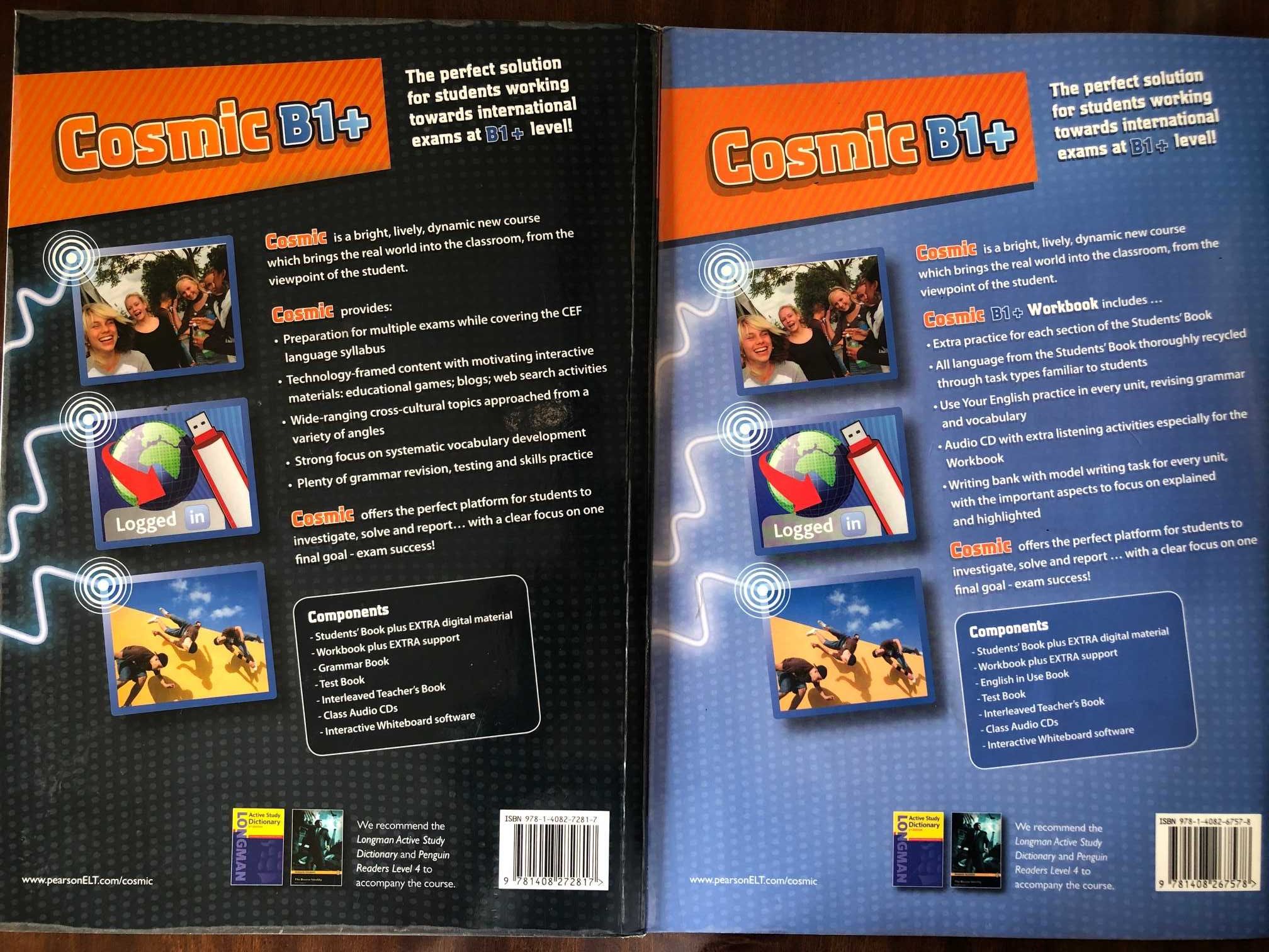 Cosmic B1+   workbook & Students' Book - Pearson