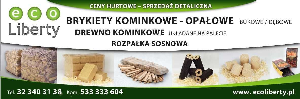 Kostki RUF Opał – Brykiety Bukowe, Dębowe, Mieszane DARMOWY Transport