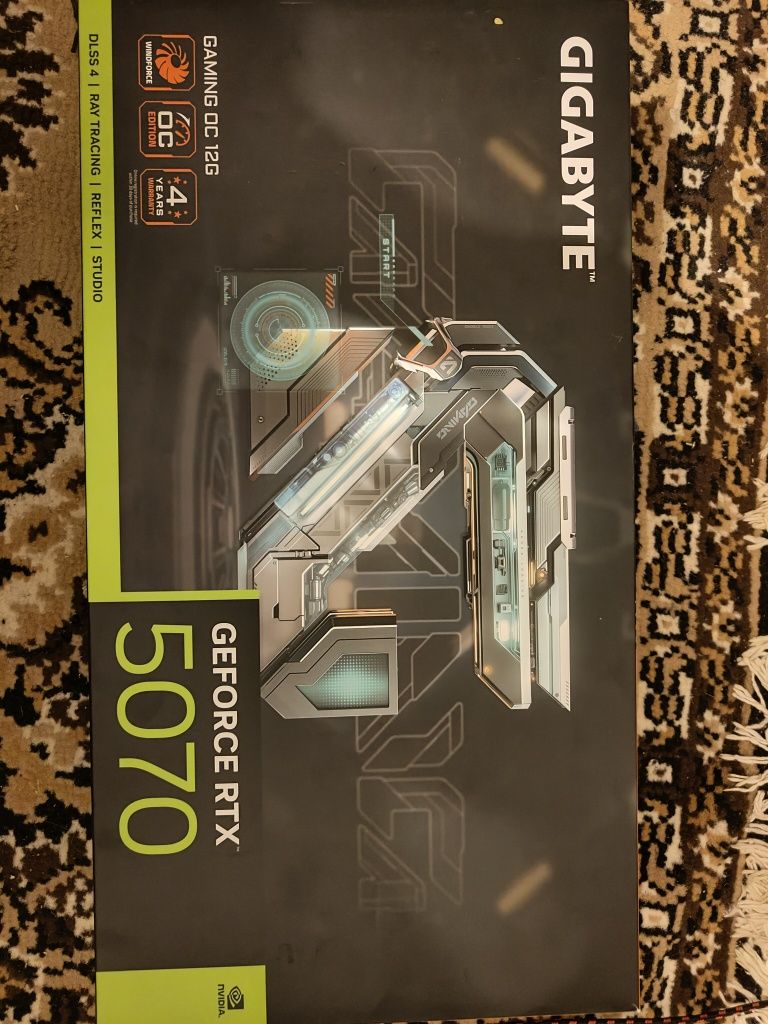 Відеокарта GF RTX 5070 12GB GDDR7 Gaming OC Gigabyte! НОВА!!