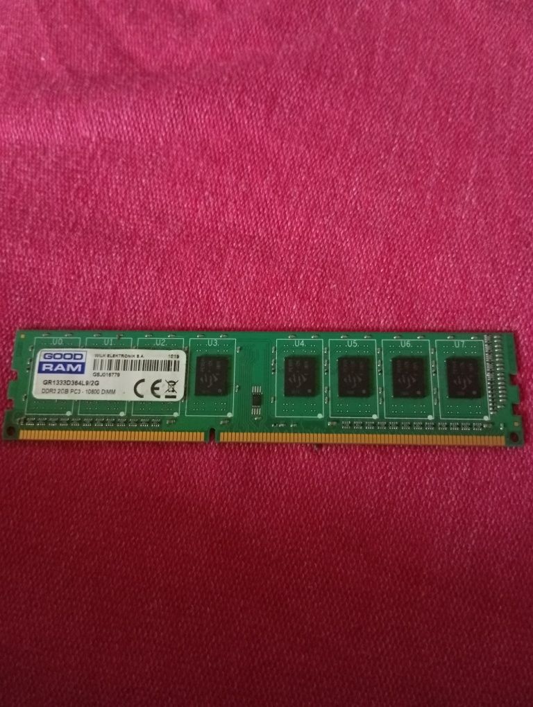 Pamieć Ram DDR3  10600 DIMM 2 GB Goodram