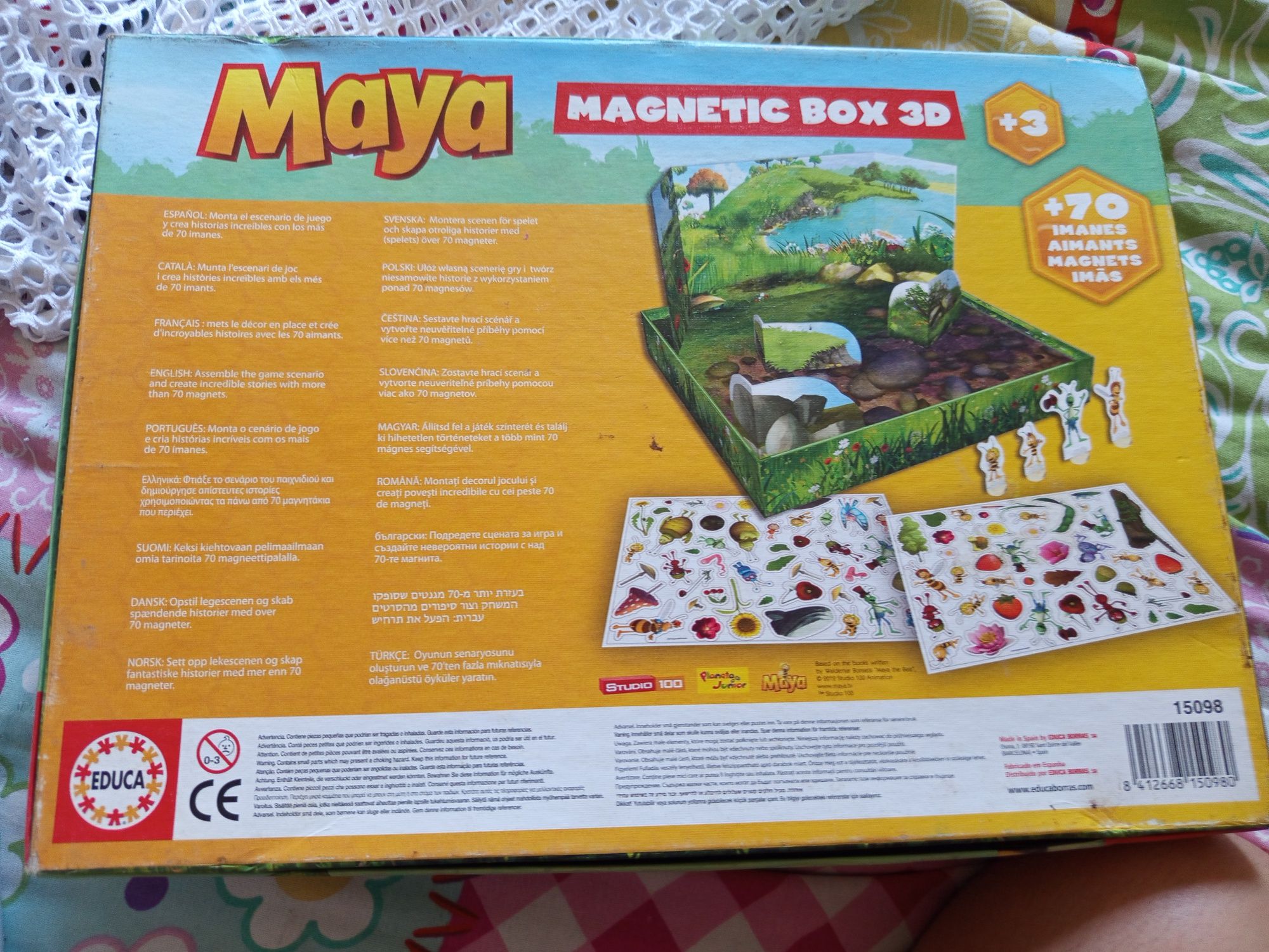 Jogo infantil,com com ímanes