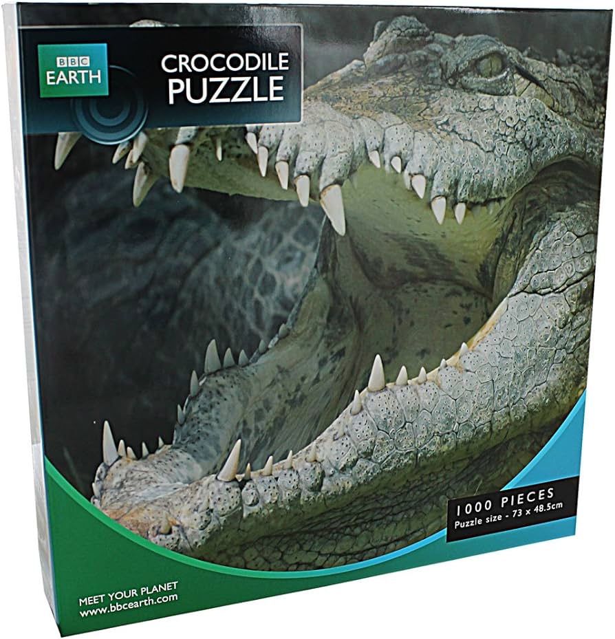 BBC Earth Crocodile Puzzle пазлы крокодил 1000 деталей