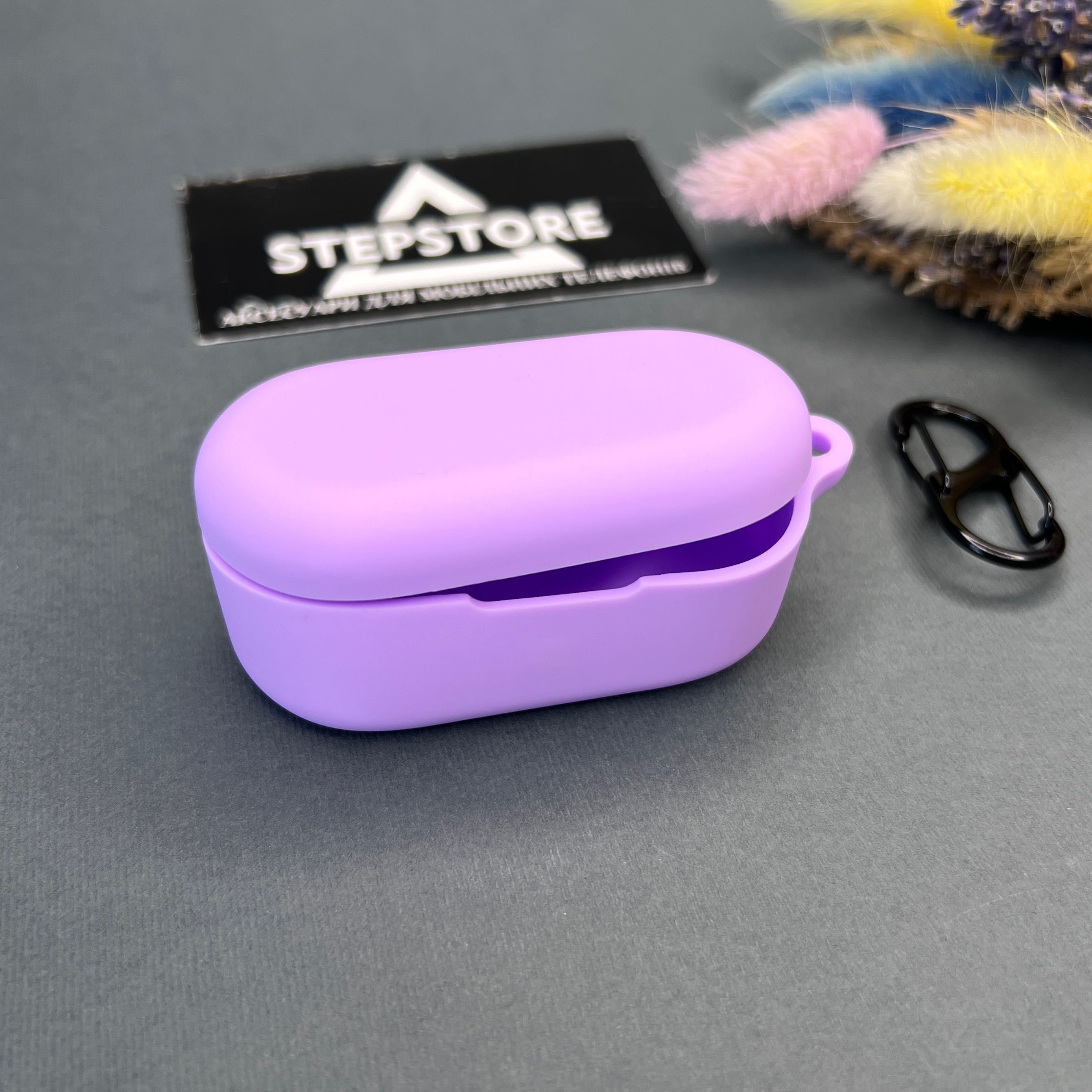 Чехол для наушников Oppo Enco Buds 2 Pro с карабином противоударный