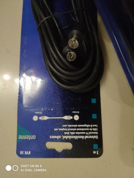 kabel antenowy 5m SCHWAIGER niemiecki nowy