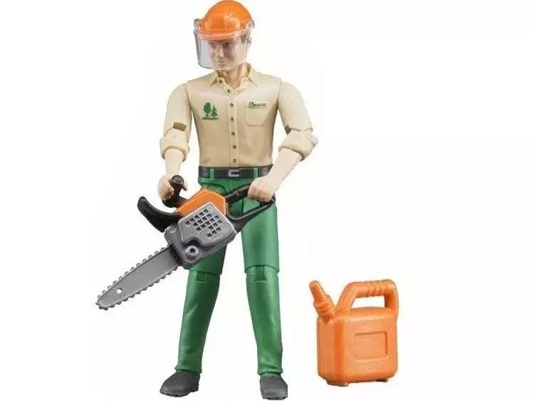 Figurka drwala z akcesoriami. Bruder