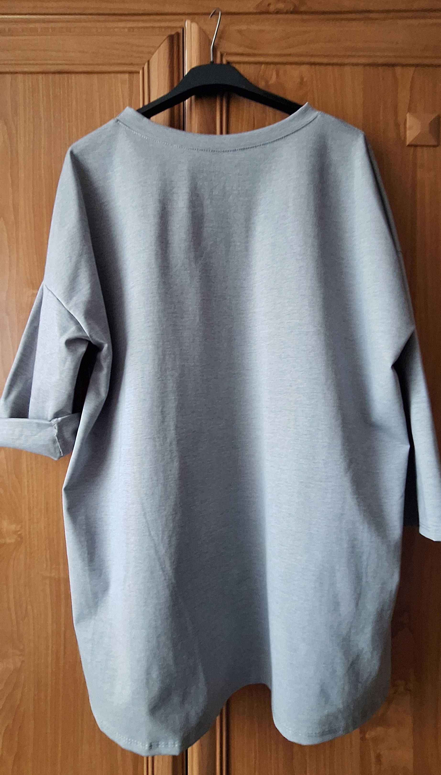 Bluzka Punto Milano szara roz. XL
